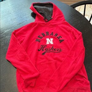 Nebraska Huskers Red Hoodie Sweater